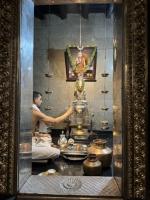 Pujana at HH Shrimat Pandurangashram Swamiji Sannidhi on Samaradhana Divasa (16 June 2026)